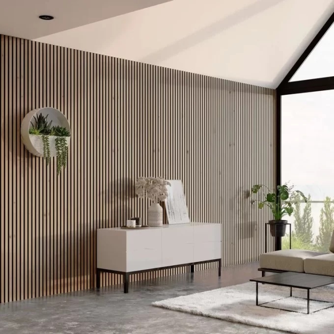 Akupanel 300 - Nuestros paneles de madera están diseñados para mejorar tanto la estética como la acústica de tu hogar