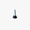 Tornillo frontal negro - 100pzas