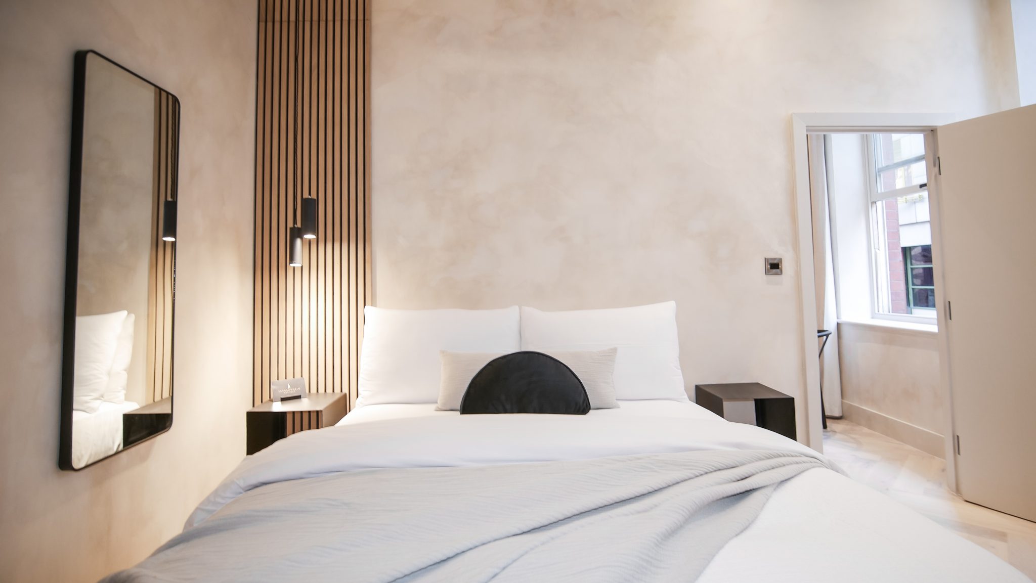 Akupanel, classic felt black felt. UK @interiors_by_jacksonheim